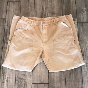 CARHARTT Mens Tan Working Pants Reinforced 32W